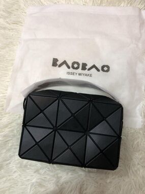 Issey Miyake Bao Bao Black Geometric Crossbody Bag
